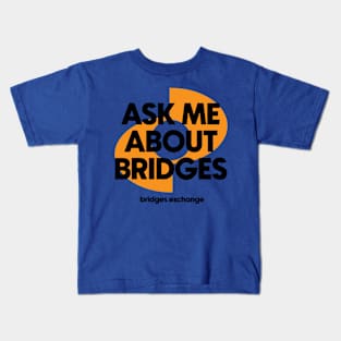 Bridges BRG.X Ask Me About Logo Cryptocurrency Kids T-Shirt